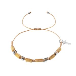 Bransoletka dziesiątek różańca drewno Legno mix kształtu