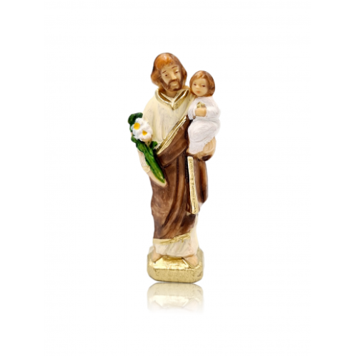 Święty Józef z dzieciątkiem wys. 7 cm