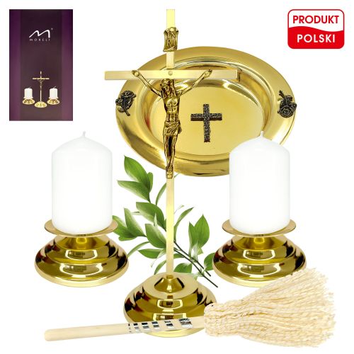 Komplet kolędowy + miseczka na wodę święconą + kropidło