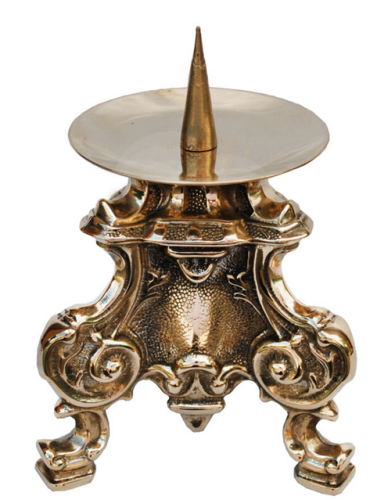 Lichtarz mosiężny 14 cm