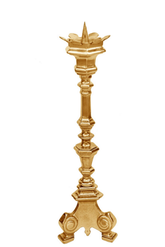 Lichtarz mosiężny 20,5 cm
