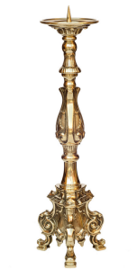 Lichtarz mosiężny 38,5 cm