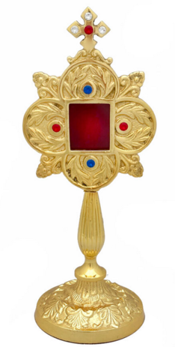 Relikwiarz pozłacany