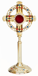 Relikwiarz pozłacany