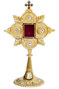 Relikwiarz pozłacany