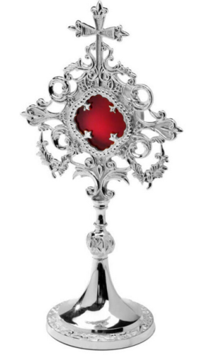 Relikwiarz posrebrzany