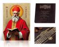 Ikona religijna Święty Ambroży z Mediolanu - dedykacja / własny tekst