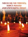 Baner na Wszystkich Świętych "Niech się trwożą..." 75x100 cm