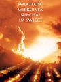 Baner na Wszystkich Świętych "A światłość wiekuista..." 75x100 cm