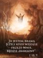 Baner na Wszystkich Świętych "Ja jestem bramą..." 75x100 cm