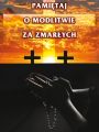 Baner na Wszystkich Świętych "Pamiętaj o modlitwie za zmarłych" 75x100 cm