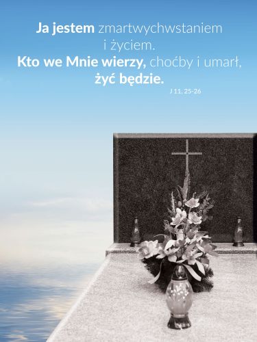 Baner religijny na Wszystkich Świętych 75x100 cm