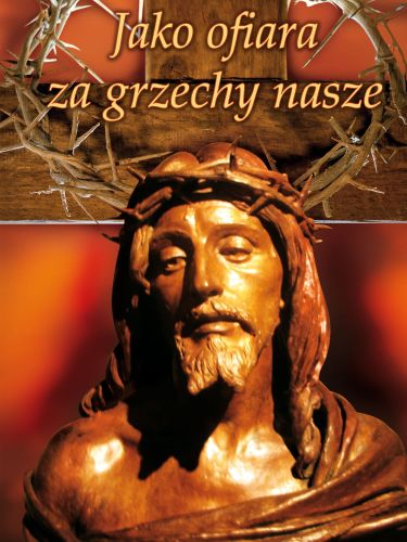 Baner na Wielki Post "Jako ofiara za grzechy nasze" 75x100 cm