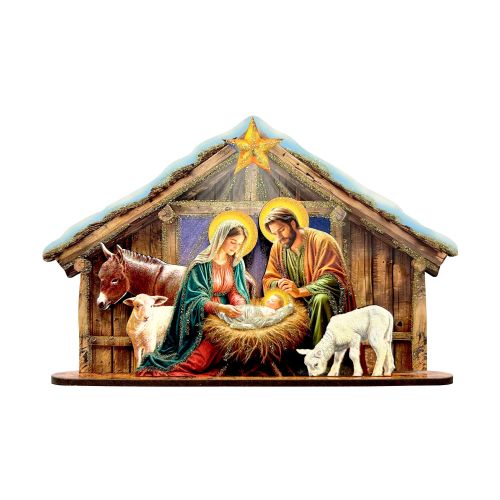 Szopka Bożonarodzeniowa - Szopka 15 cm