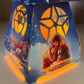 Lampion na roraty - lampion adwentowy - papierowy