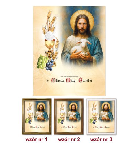 Pamiątka Pierwszej Komunii Świętej - Dobry Pasterz