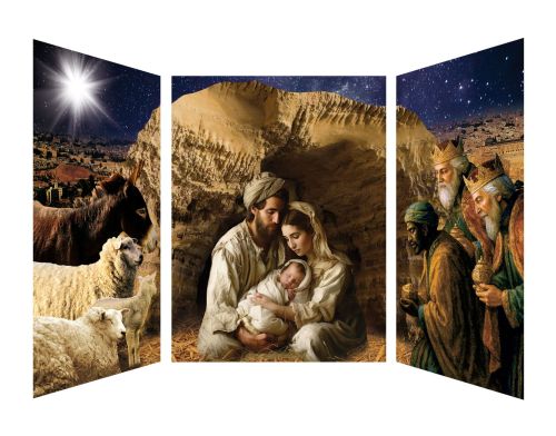 Zestaw trzech banerów na Boże Narodzenie