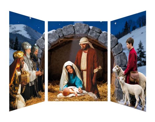 Zestaw trzech banerów na Boże Narodzenie