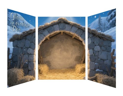 Zestaw trzech banerów na Boże Narodzenie