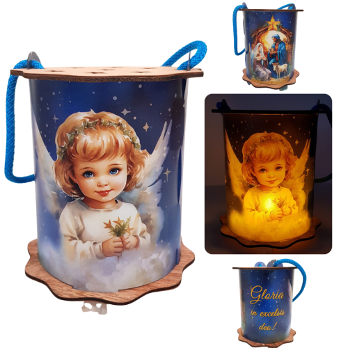 Lampion na roraty z lampką led