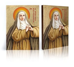 Ikona religijna Święta Małgorzata z Kortony 