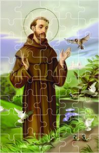 Puzzle religijne Święty Franciszek