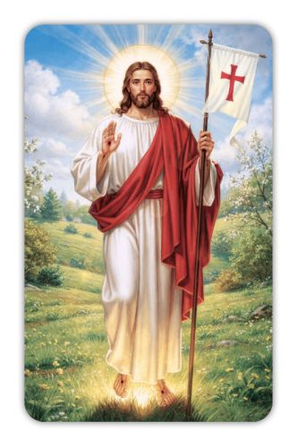 Magnesy Wielkanocne Jezus Chrystus Zmartwychwstały - 10 szt.