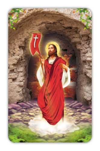 Magnesy Wielkanocne Jezus Chrystus Zmartwychwstały - 10 szt.