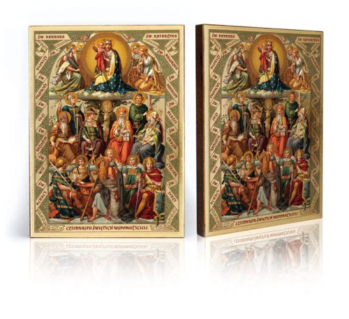 Ikona religijna Czternastu Świętych Wspomożycieli