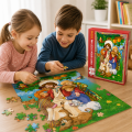 PUZZLE PAN JEZUS WŚRÓD DZIECI 120 EL.