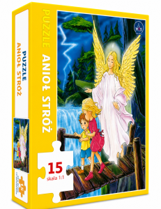 Puzzle 15 el. Anioł Stróż