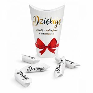 Krówki z sentencjami na Dzień Mamy, Taty - Dziękuje - 250 g.