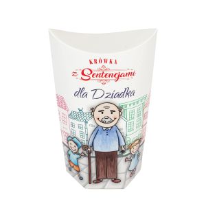 Mleczne Krówki z Sentencjami na DZIEŃ DZIADKA Prezent 250g