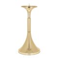Lichtarz ołtarzowy mosiężny polerowany - 52 cm