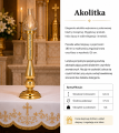 Akolitka lichtarz 64 cm