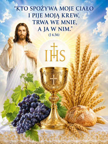 Baner religijny Boże Ciało 75x100