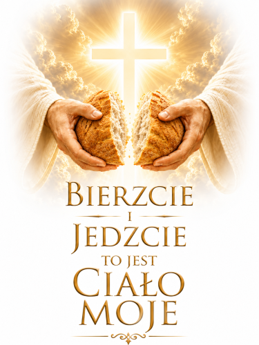 Baner na Boże Ciało 75x100 cm