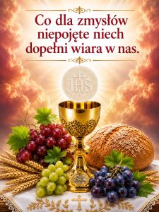 Baner na Boże Ciało 75x100 cm