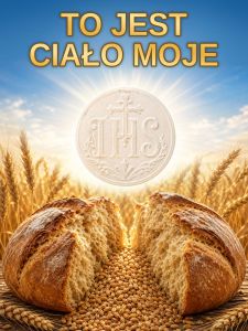 Baner na Boże Ciało "To jest ciało moje"