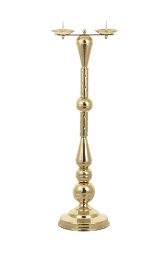 Lichtarz mosiężny polerowany – 92 cm