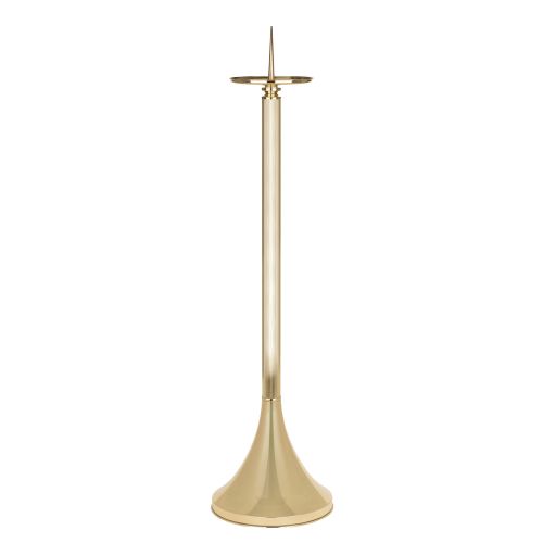 Lichtarz mosiężny polerowany – wysokość 90 cm