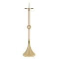 Lichtarz mosiężny polerowany – wysokość 94 cm