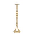 Lichtarz mosiężny polerowany – wysokość 97 cm