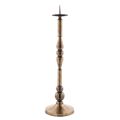 Lichtarz paschalny mosiężny patynowany – wysokość 109 cm