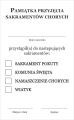 Pamiątka Sakramentu Namaszczenia Chorych - 100 szt.
