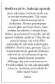 Obrazki Święte Święty Andrzej modlitwa