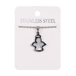 Naszyjnik - aniołek - Perla Madre - Stainless Steel