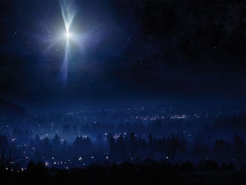 Tło do szopki, Gwiazda Betlejemska  265/200cm