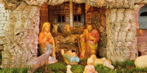 Tło do szopki, Narodziny Jezusa Chrystusa 400/200cm