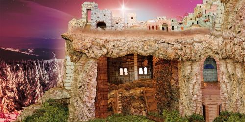 Tło do szopki, Gwiazda Betlejemska 400/200cm